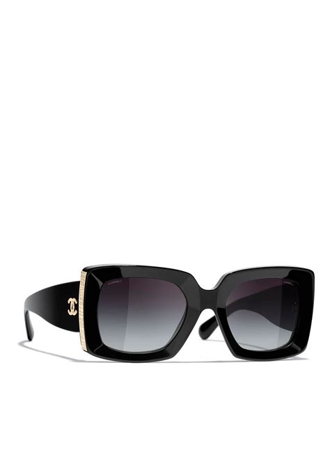 chanel zonnebril dames zwart|chanel brillen dames.